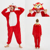 2019 Winter Christmas Kigurumi Pajama Adult Animal Unicorn Onesie Women Men Couple Pajamas Set Kegurumi Sleepwear Flannel Zipper
