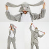 2019 Winter Christmas Kigurumi Pajama Adult Animal Unicorn Onesie Women Men Couple Pajamas Set Kegurumi Sleepwear Flannel Zipper