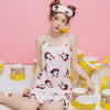 Summer Women Sleepwear Cotton Sleeveless Mini Nightgown Women Cotton Female Nightwear Plus Size Nightdress Sexy Home Dress Sleep
