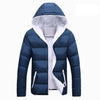 ZOGAA 2019 Men Winter Casual New Hooded Thick Padded Jacket Zipper Slim Men And Women Coats Men Parka Outwear Warm Coat