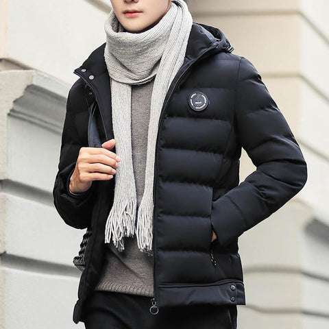 Men's Coat  2018 Hot Sell Warm Breathable Winter Cotton-padded Parka Coat Comfortable Plus 3 Colors Size 4XL MWM1898