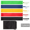 Exercise Resistance Bands Set Yoga Pilates Training Fitness Gum Set Workout Rubber Loop Stretch Bands Expander Fitness Equipment