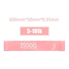 Resistance Bands Gym Fitness Gum Training Pull Rope 0.35mm-1.1mm Pilates Sport Rubber Fitness Bands Crossfit Workout Equipment