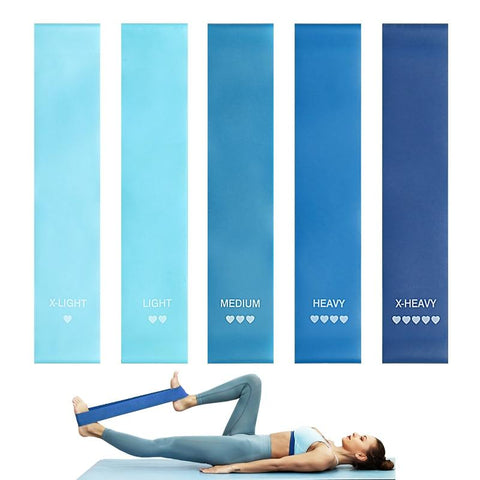 Fitness Rubber Bands Training Gum Strength Pilates Yoga Hip Sport Fitness Bands Gym Workout Expander Crossfit Exercise Equipment