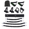 Resistance Bands Stretching Strap Set for Leg Waist Bouncing Training Tools 35LBS 40LBS Fitness Body Building Equipments