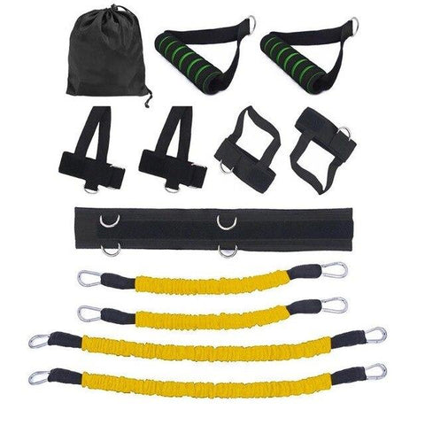 Resistance Bands Stretching Strap Set for Leg Waist Bouncing Training Tools 35LBS 40LBS Fitness Body Building Equipments
