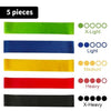 Resistance Bands Set Elastic Band For Fitness Rubber Bands Rubber Bands For Gum Set Sport Yoga Exercise Gym Rubber Workout