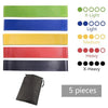 Resistance Bands Sets 5 Levels Workout Rubber Loop For Fitness Gym Strength Training Band Expander Gym Fitness Equipment