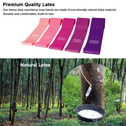 Resistance Bands Latex Pull Bands Yoga Elastic Band Booty Leg Exercise Rubber Band Workout Fitness Gym Rubber Loops