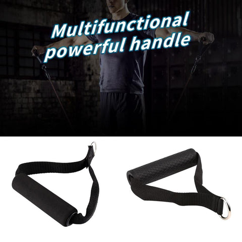 Tricep Rope Handle Cable Resistance Band Handles Attachment Handle Heavy Duty Exercise Handles D-ring Spring Pull Rope Cable Bar