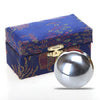 Solid steel baoding ball iron fitness handball middle-aged sensory ball turn message medicine balls 1pair