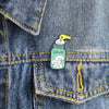 XEDZ New trend cute medicine bottle brooch bottled cotton ball fashion personality creative full backpack coat pin badge