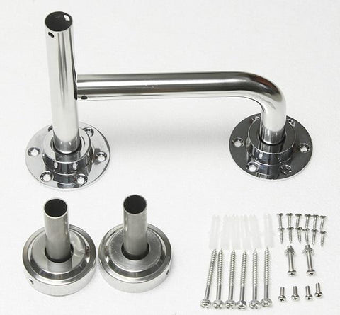 Premintehdw 304# Stainless Steel 360 Degree Swivel Rotary Ball Bearing Bracket Stand Bath Medicine Cupboard (Wall Floor Mount)