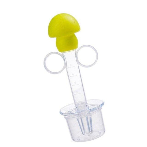 Baby Pacifier Type Silicone Suction Ball Syringe Convenient Feeding Medicine Feeder Anti-choke Feeder With Measuring Cup