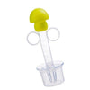 Baby Pacifier Type Silicone Suction Ball Syringe Convenient Feeding Medicine Feeder Anti-choke Feeder With Measuring Cup