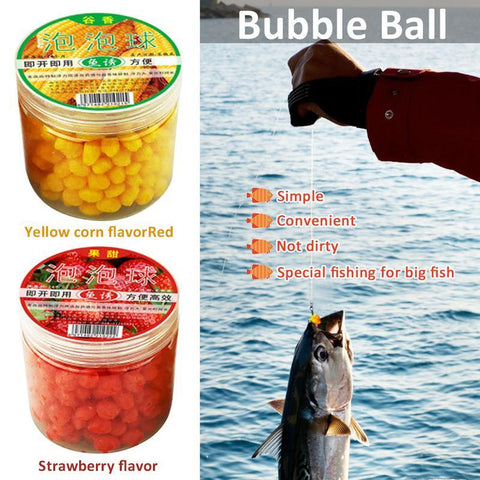 Bubble Ball Crucian carp bait bait jelly particle hook bait fishing fishing bait fish feed medicine small fish food Floating Fra