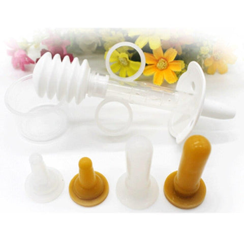 Hateli Pet Feeder Medicine Stick Dog Cat Universal Comfort Feed Calcium Pacifier Type Syringe Type Dual-use Medicine Feeder