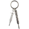 New Fashion Doctor Aid Kit Mini Syringe Thermometer Ambulance Dentist Angel Stethoscope Keychain Medicine Graduate Gift Souvenir