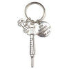 New Fashion Doctor Aid Kit Mini Syringe Thermometer Ambulance Dentist Angel Stethoscope Keychain Medicine Graduate Gift Souvenir