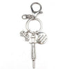 New Fashion Doctor Aid Kit Mini Syringe Thermometer Ambulance Dentist Angel Stethoscope Keychain Medicine Graduate Gift Souvenir