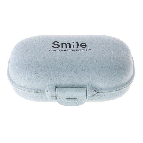 Mini Portable Vitamin Box Medicine Tablet Pill Case Organizer Storage Containers