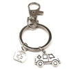 New Fashion Doctor Aid Kit Mini Syringe Thermometer Ambulance Dentist Angel Stethoscope Keychain Medicine Graduate Gift Souvenir