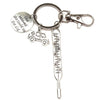 New Fashion Doctor Aid Kit Mini Syringe Thermometer Ambulance Dentist Angel Stethoscope Keychain Medicine Graduate Gift Souvenir