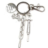 New Fashion Doctor Aid Kit Mini Syringe Thermometer Ambulance Dentist Angel Stethoscope Keychain Medicine Graduate Gift Souvenir