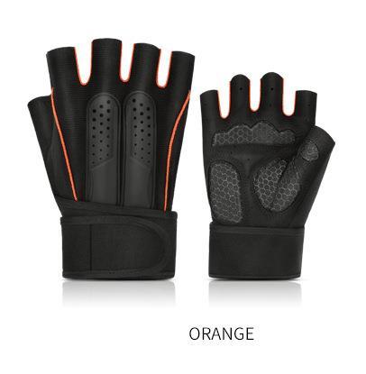 1 pair  Half Finger Anti Slip Weightlifting Gloves unisex Breathable Gym Dumbbell  Fitness Cycling Gloves Sport Training Gloves