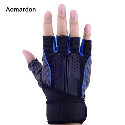 Breathable Fitness Gloves Handsome Male Sports Equipment Bicycle Dumbbells Training Half Finger Wristbands Gloves