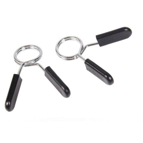 1Pc Dumbbell Barbell Clip 25mm Spring Clamp Dumbbell Clips for Weight Bar Gym Fitness Bodybuilding Training Gym Equipment