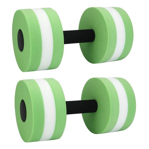 Foam Dumbbells Water Aerobic Exercise Hand Bars Pool Resistance Exercises Equipment,Set Of 2
