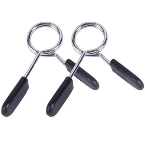 1Pc Dumbbell Barbell Clip 25mm Spring Clamp Dumbbell Clips for Weight Bar Gym Fitness Bodybuilding Training Gym Equipment