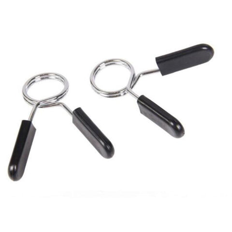 1Pc Dumbbell Barbell Clip 25mm Spring Clamp Dumbbell Clips for Weight Bar Gym Fitness Bodybuilding Training Gym Equipment