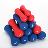 2* 0.75kg / Pcs Bone-shaped Matte Dumbbell Plastic Soak Dumbbell Fitness Dumbbell Dedicated To Female Weight Loss