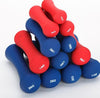 2* 0.75kg / Pcs Bone-shaped Matte Dumbbell Plastic Soak Dumbbell Fitness Dumbbell Dedicated To Female Weight Loss