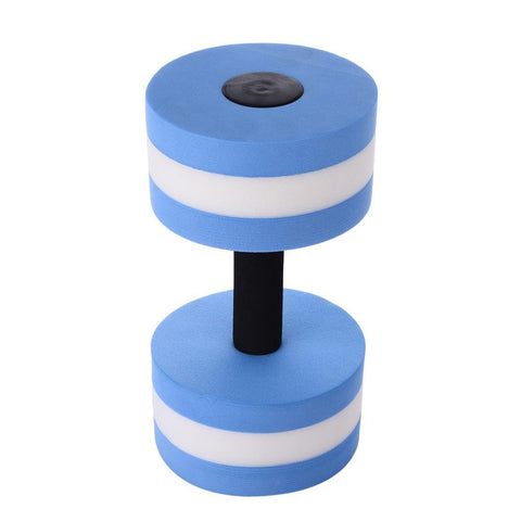 2pcs Yoga Fitness Pool Exercise EVA Water Aquatics Dumbbell Women Dumbbells Set for Fitness Training