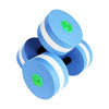 1 Pair Aquatic Fitness Barbells Foam Dumbbells Hand Bar Pool Exercise Detachable for dumbbells, hand bar, exercise equipment