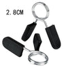 Brand 2Pc 28/30/50 mm Barbell Clamp Spring Collar Clips Gym Weight Dumbbell Lock Standard Lifting Kit Fitness Tools