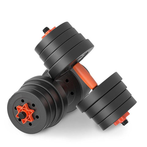 Adjustable dumbbell 10 kg  detachable barbell