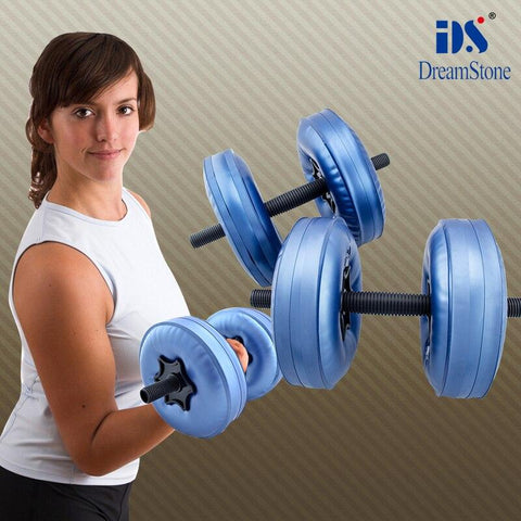 Women Arm Muscle Fitness Dumbbell Water-Filled Adjustable Environmentally Friendly Training Portable Travel Dumbbells