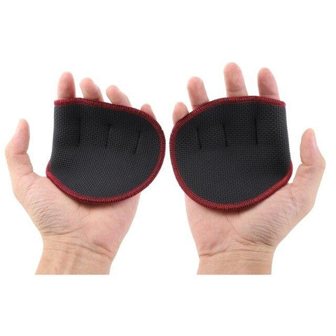 Non-Slip Weight Training Gloves Fitness Dumbbells Grip Mat Gym Press Practice Palm Protectors
