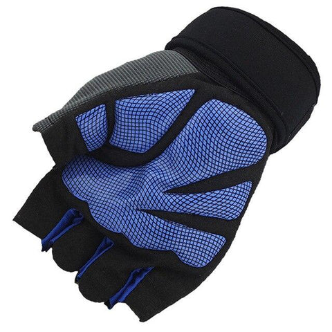 Weightlifting Protective Gloves Fitness Dumbbell Equipment Strength Training Half Finger Outdoor Bracers Weightlifting Sports Ri