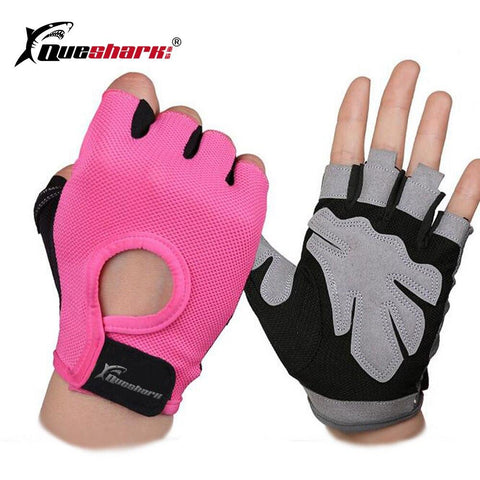 Sports Fitness Gloves Anti-skid  Half Finger Weightlifting Gloves Dumbbell Body Building Training Wrist Gloves