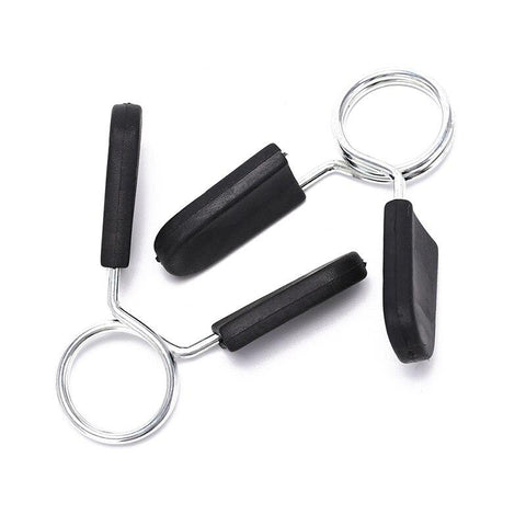 2PCS 25mm Barbell Gym Weight Bar Dumbbell Lock Clamp Spring Collar Clips Indoor Use Trainning Fitnes New