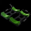 1 Pair ABS Dumbbell Stand Bracket Dumbbell Placement Frame Stand Floor Protection Fitness Training Device for Household