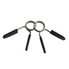 2Pcs high quality Solid steel 25mm Barbell Gym Weight Bar Dumbbell Lock Clamp Spring Collar Clips comfortable Rubber Grip Handle