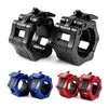 1 Pair of 50 mm Olympic Barbell Collars Locking Barbell Spinlock Collars Clamp Dumbbell Bar Multicolor Fitnes Equipment