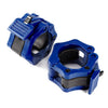 1 Pair of 50 mm Olympic Barbell Collars Locking Barbell Spinlock Collars Clamp Dumbbell Bar Multicolor Fitnes Equipment