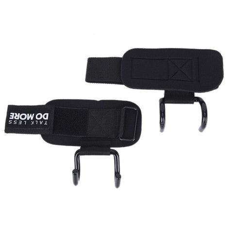 1pcs Fitness Gloves Weight Lifting Hook Training Gym Grips Straps Wrist Support Weights Power Dumbbell Hook Weightlifting